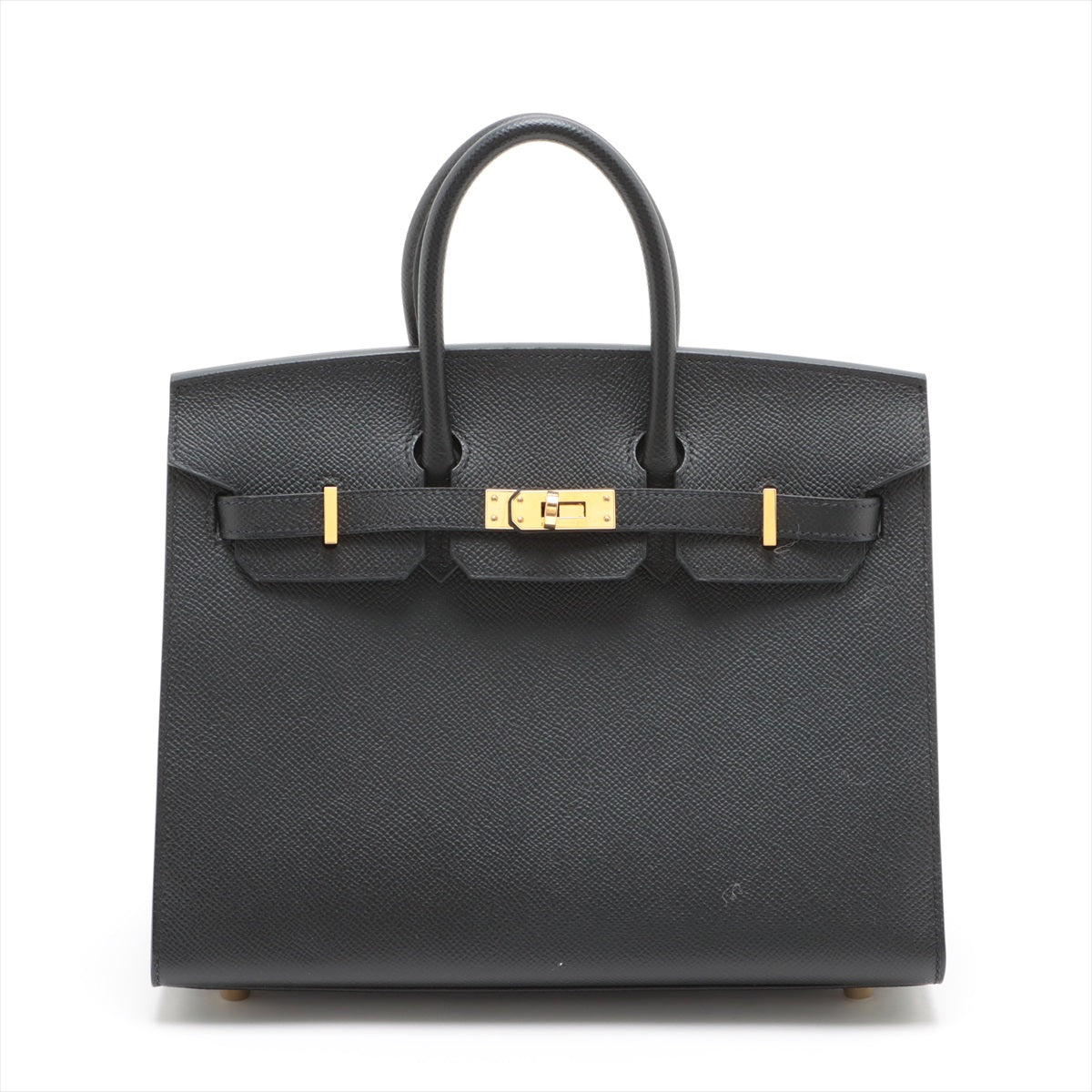 Hermès Birkin 25 Veau Epsom Black Gold Metal Fittings U: 2022