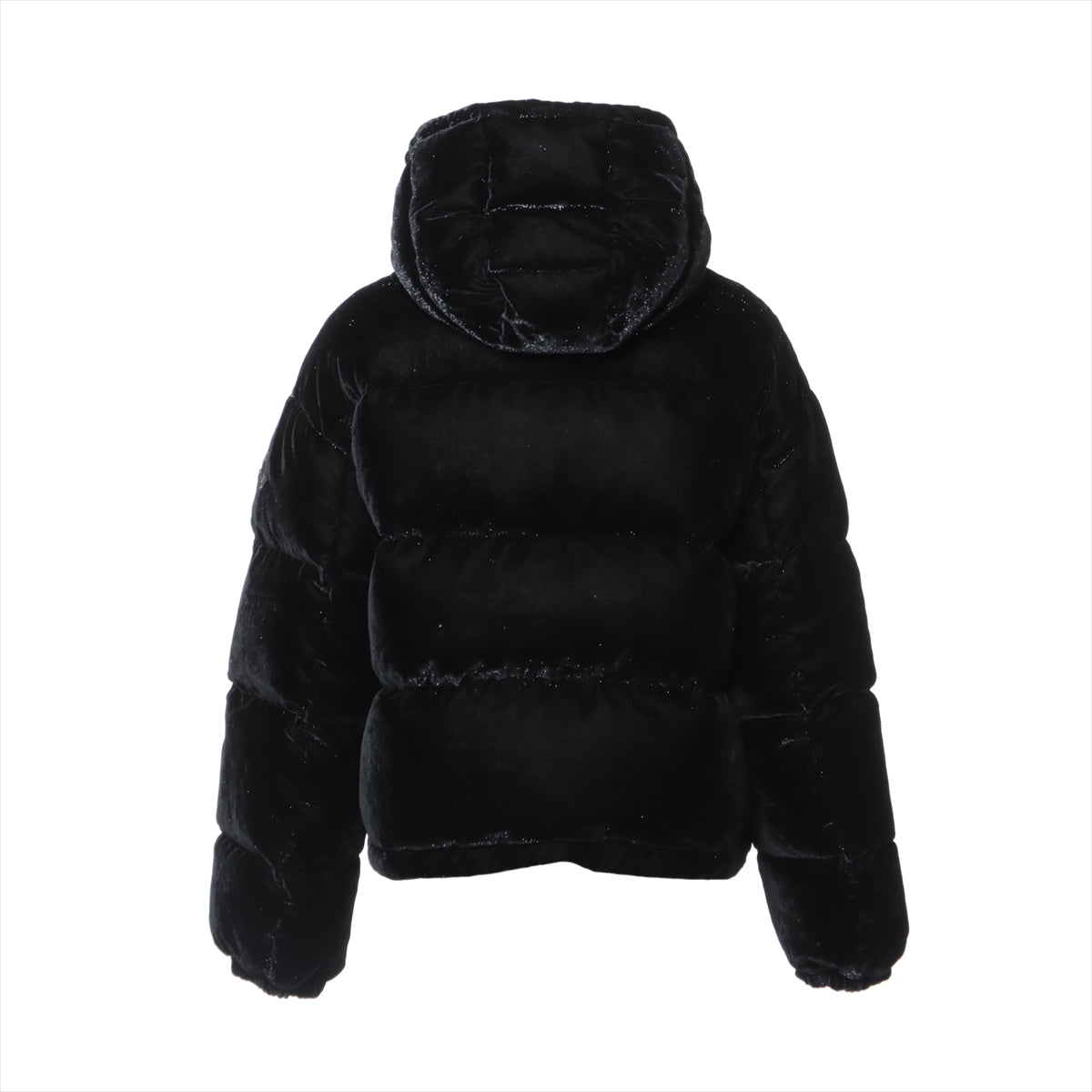 Moncler DAOS 21 years Polyester × Rayon Down jacket 0 Ladies' Black  Glitter Detachable hood