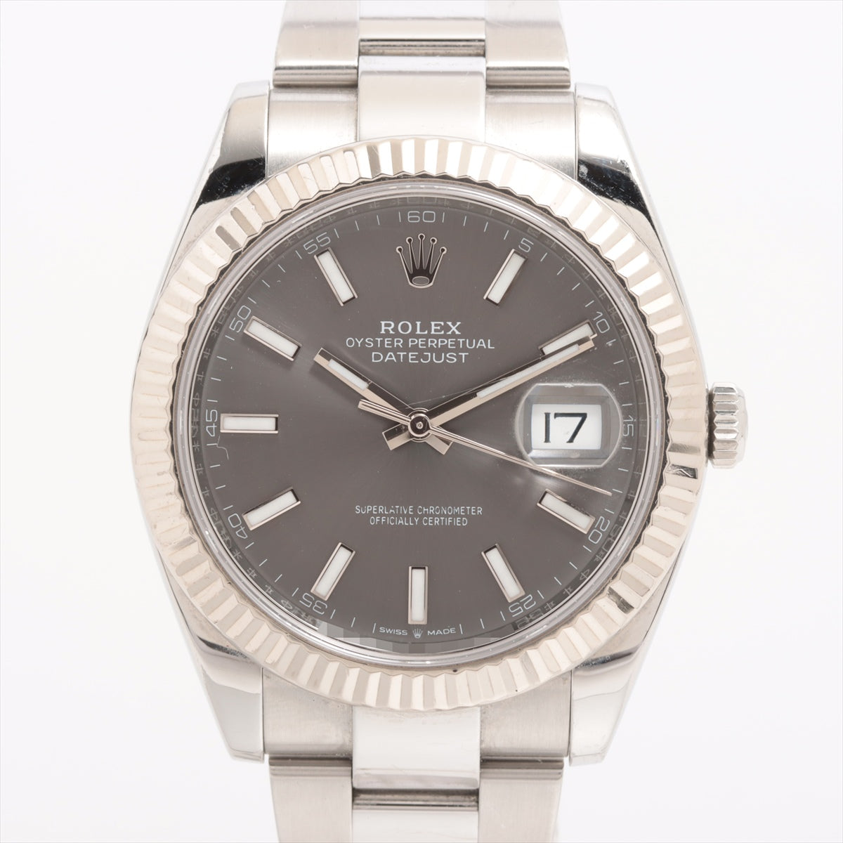 Rolex Datejust 126334 SS×WG AT Slate dial