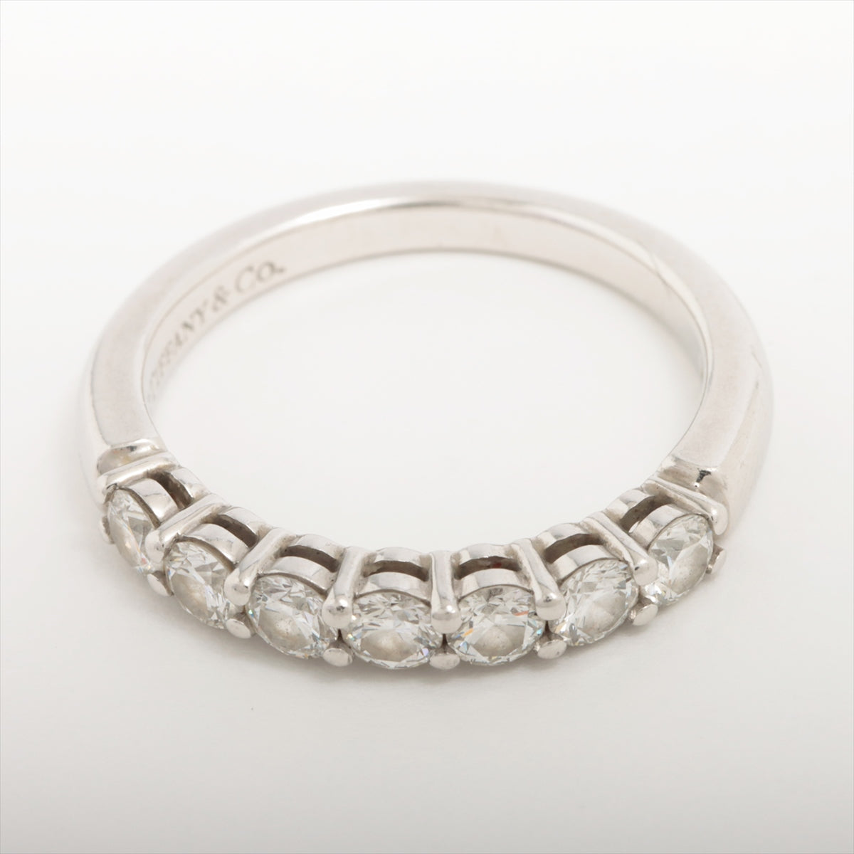 Tiffany Embrace Diamond Ring Pt950 4.5g