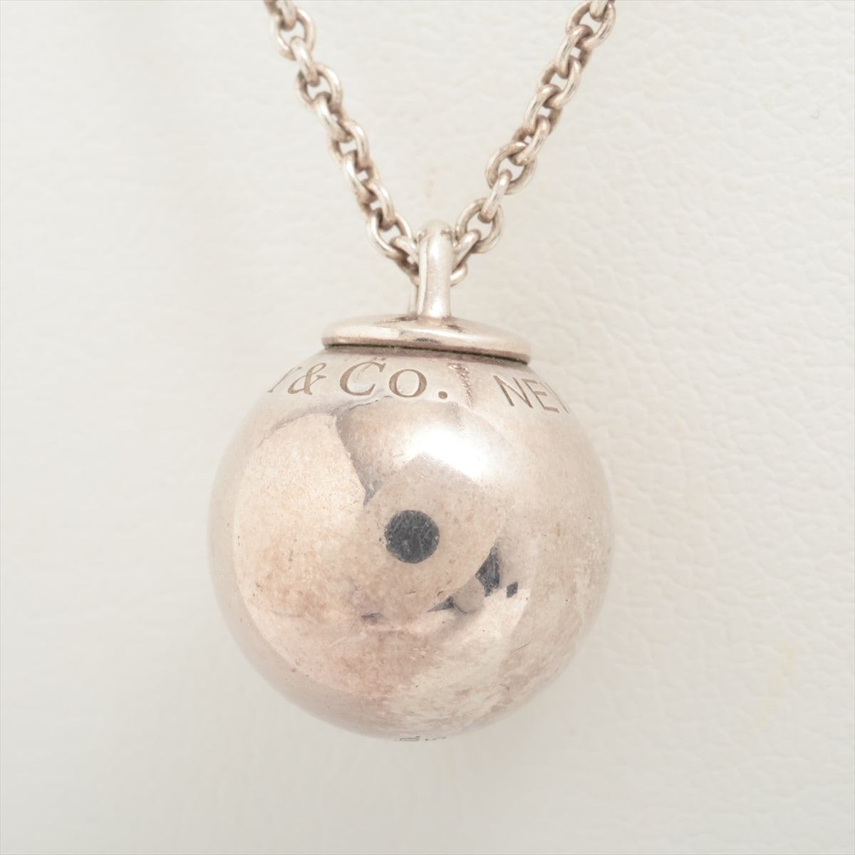 Tiffany HardWear Ball Necklace 925 6.5g Silver
