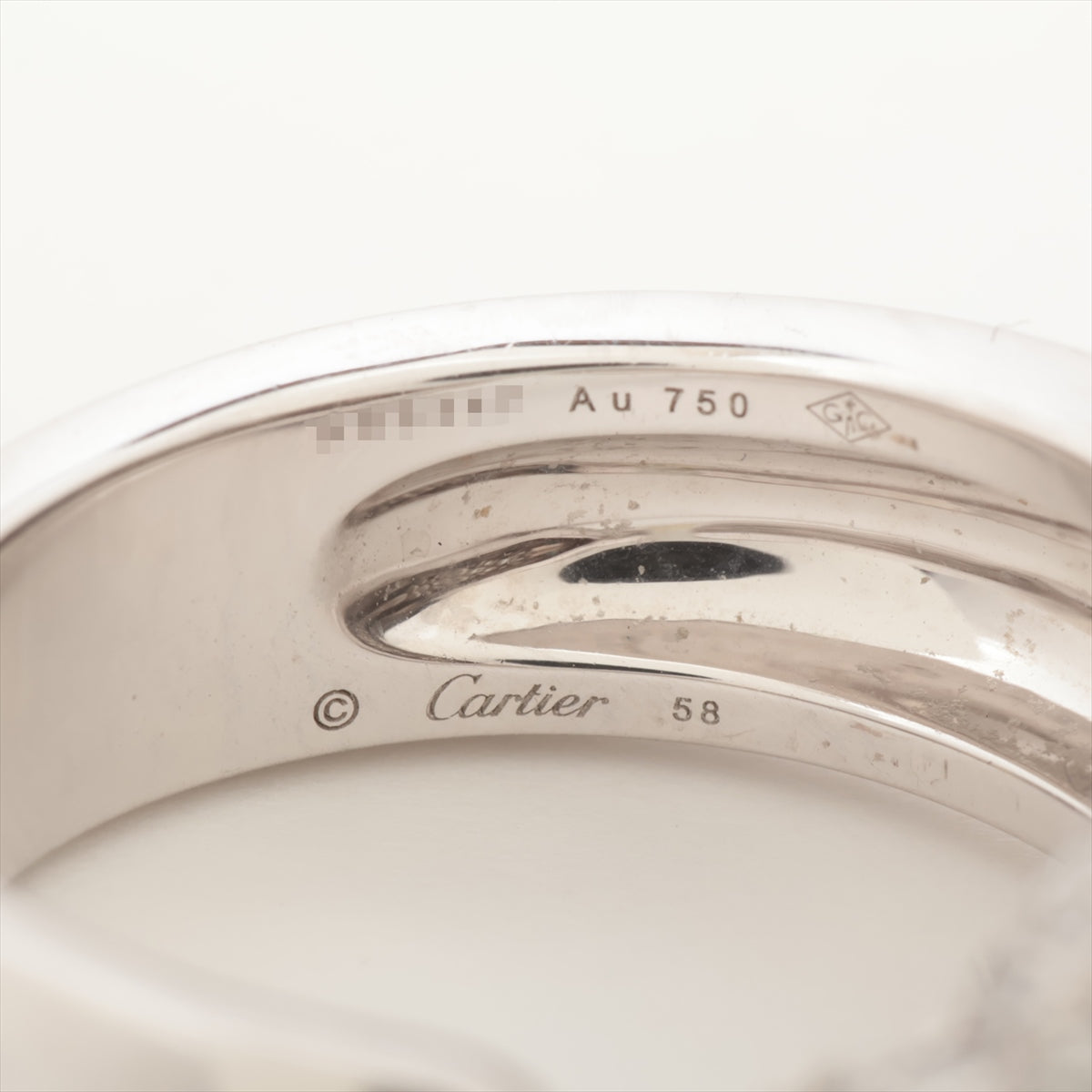 Cartier Panthère Doo Cartier Emerald Onyx Ring 750(WG) 15.9g 58 Diamond