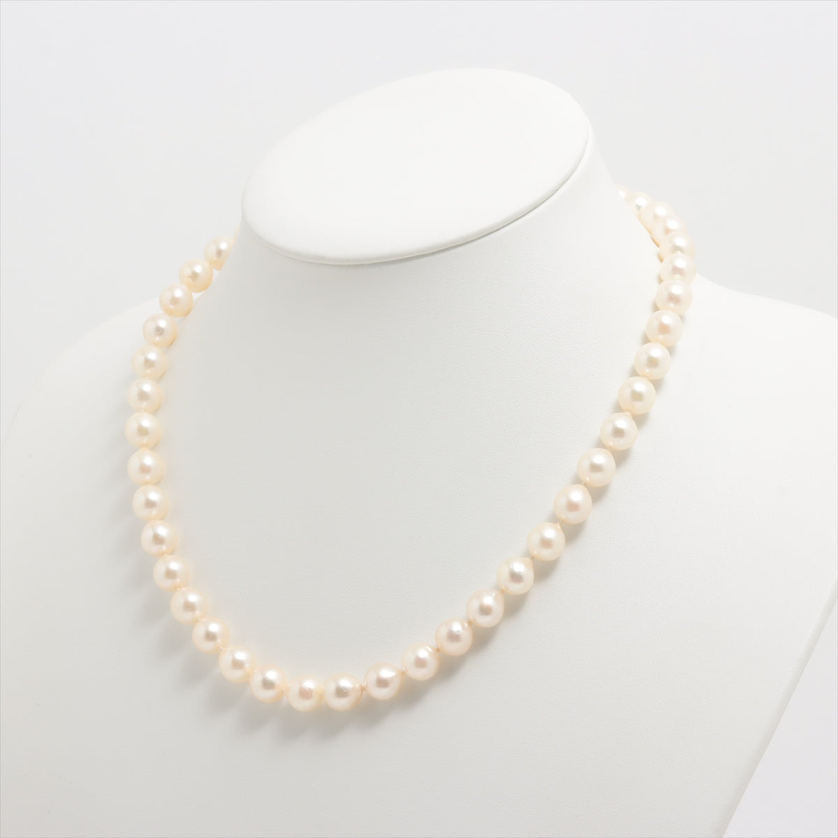 Mikimoto Pearl Necklace SV Total 45.1g