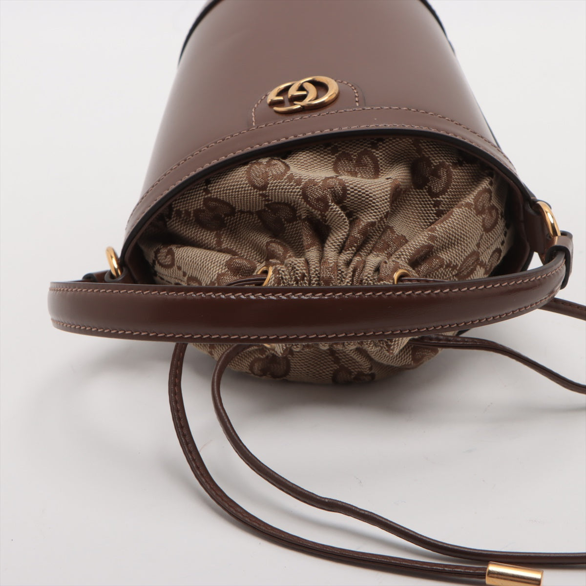 Gucci GG Canvas Ophidia Handbag Brown 760201