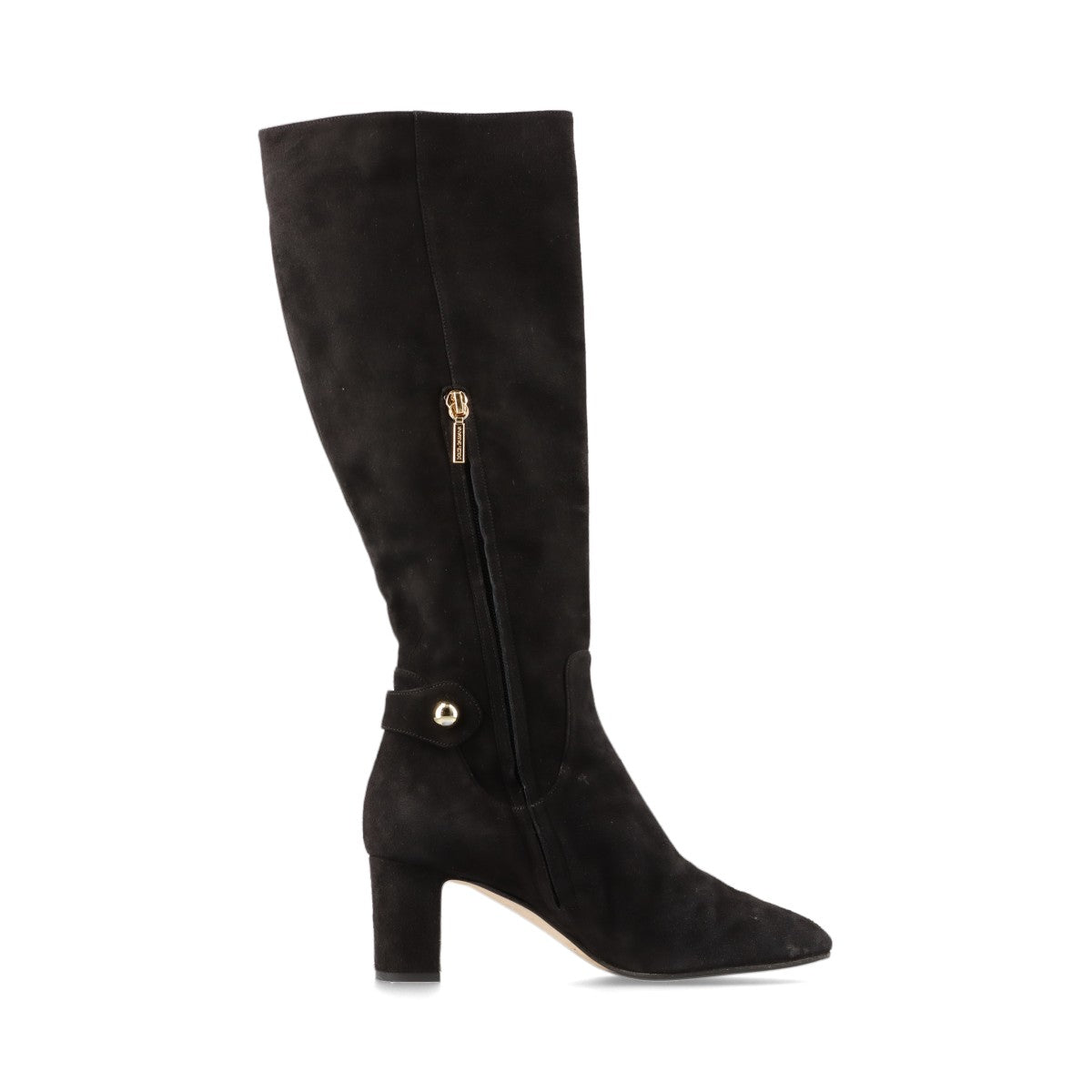 Dolce & Gabbana Suede Long boots 38 Ladies' Black Side zip