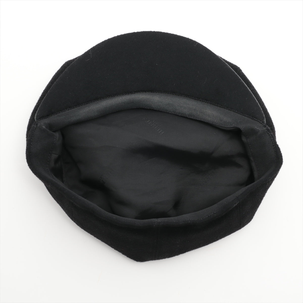 Hermès Newsboy Cap 59 Cashmere Black