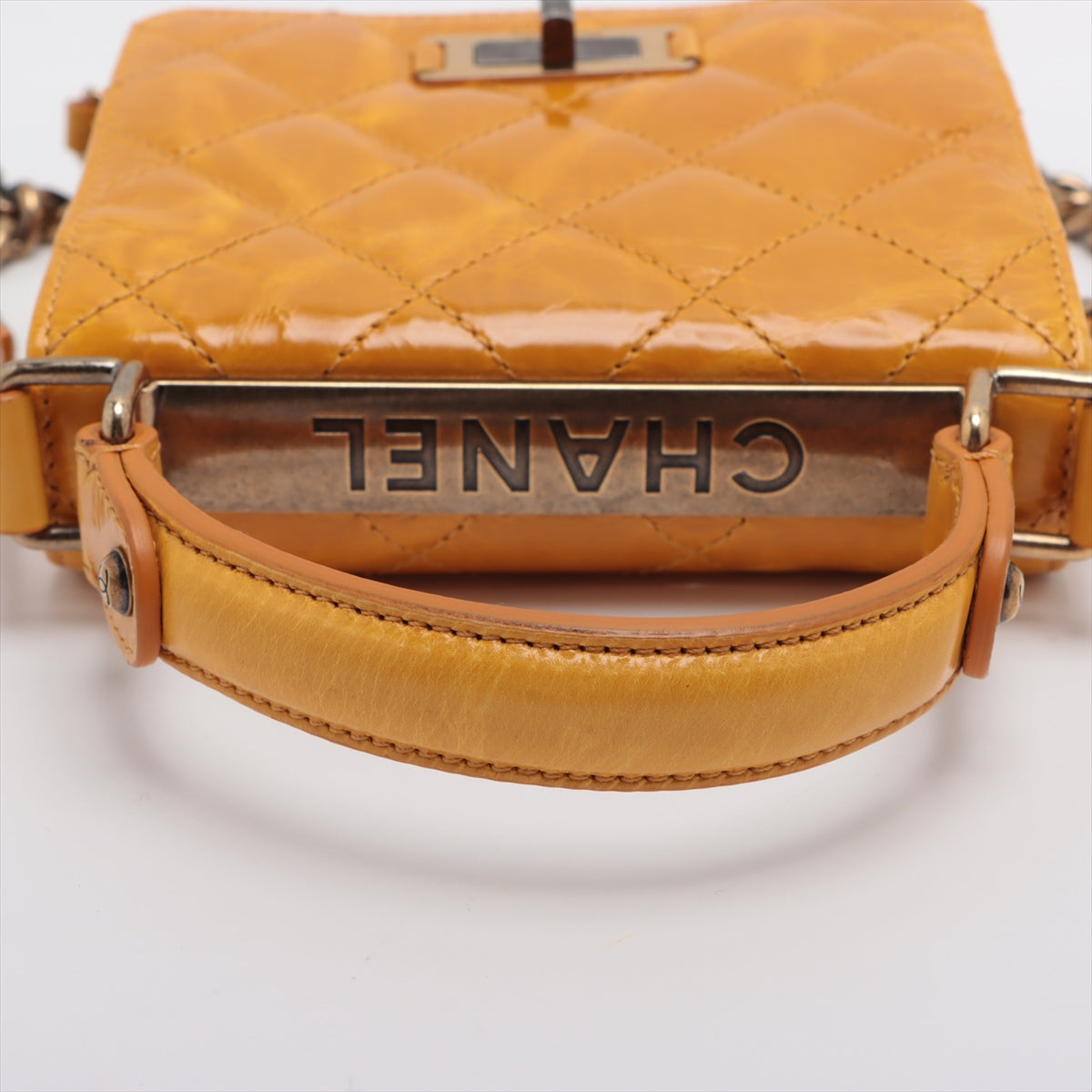 Chanel Matelasse Leather Chain Shoulder Bag 2.55 Yellow Gold Metal Fittings 15XXXXXX