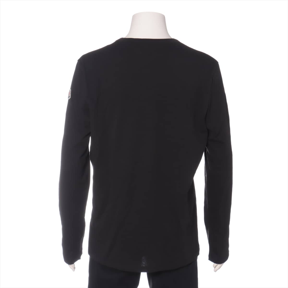Moncler 20 years Cotton Long T shirts L Men's Black
