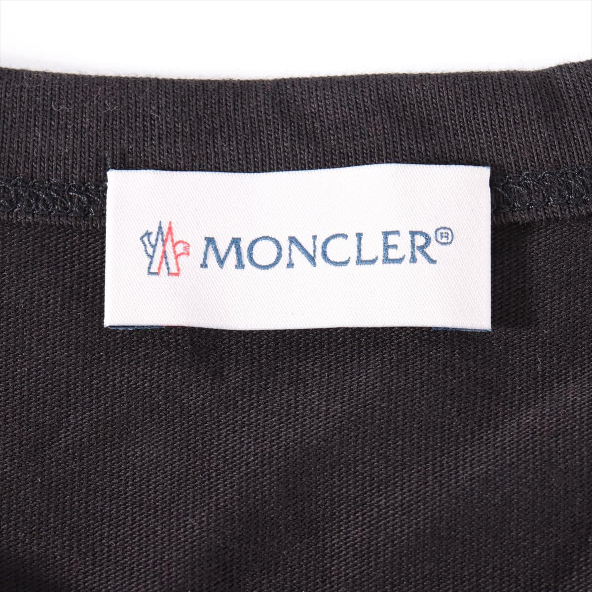 Moncler 20 years Cotton Long T shirts L Men's Black