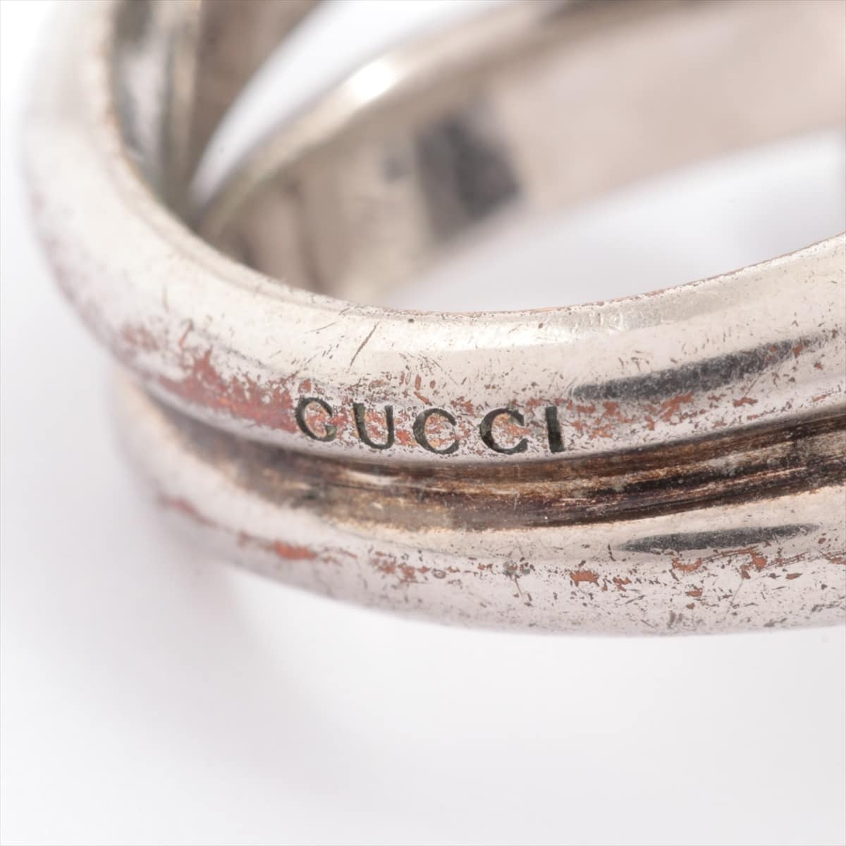 Gucci Tiger Head rings GP Gunmetal
