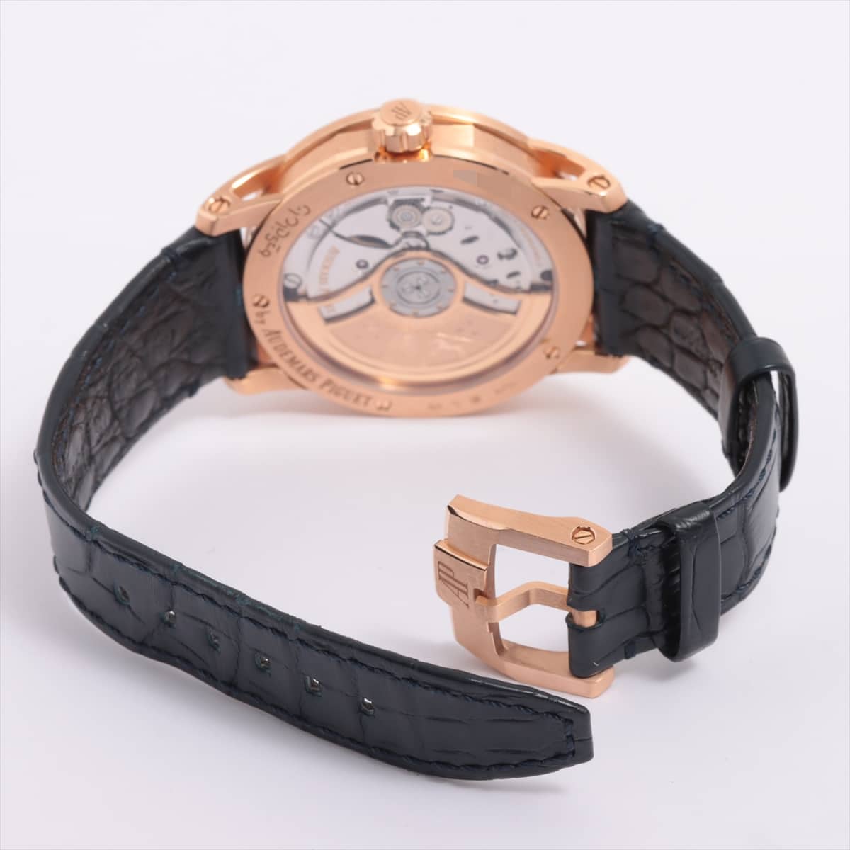 Audemars Piguet CODE11.59 15210OR.OO.A028CR.01  750 & leather AT Blue-Face