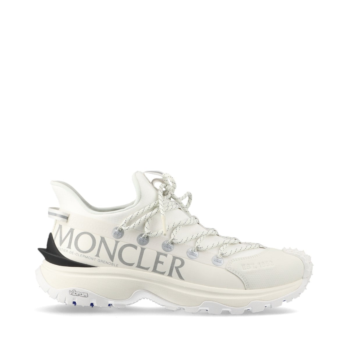 Moncler Trailgrip Lite 2 23AW Fabric Sneakers 42 Men's Gray x white vibram sole Box There is a storage bag