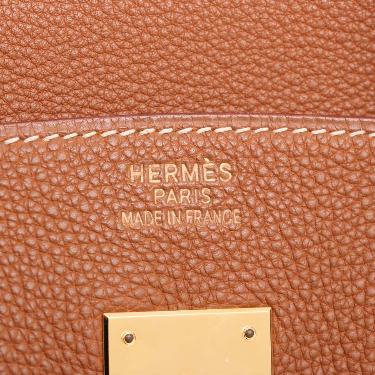 Hermès Birkin 35 Togo Gold Gold Metal fittings □G:2003