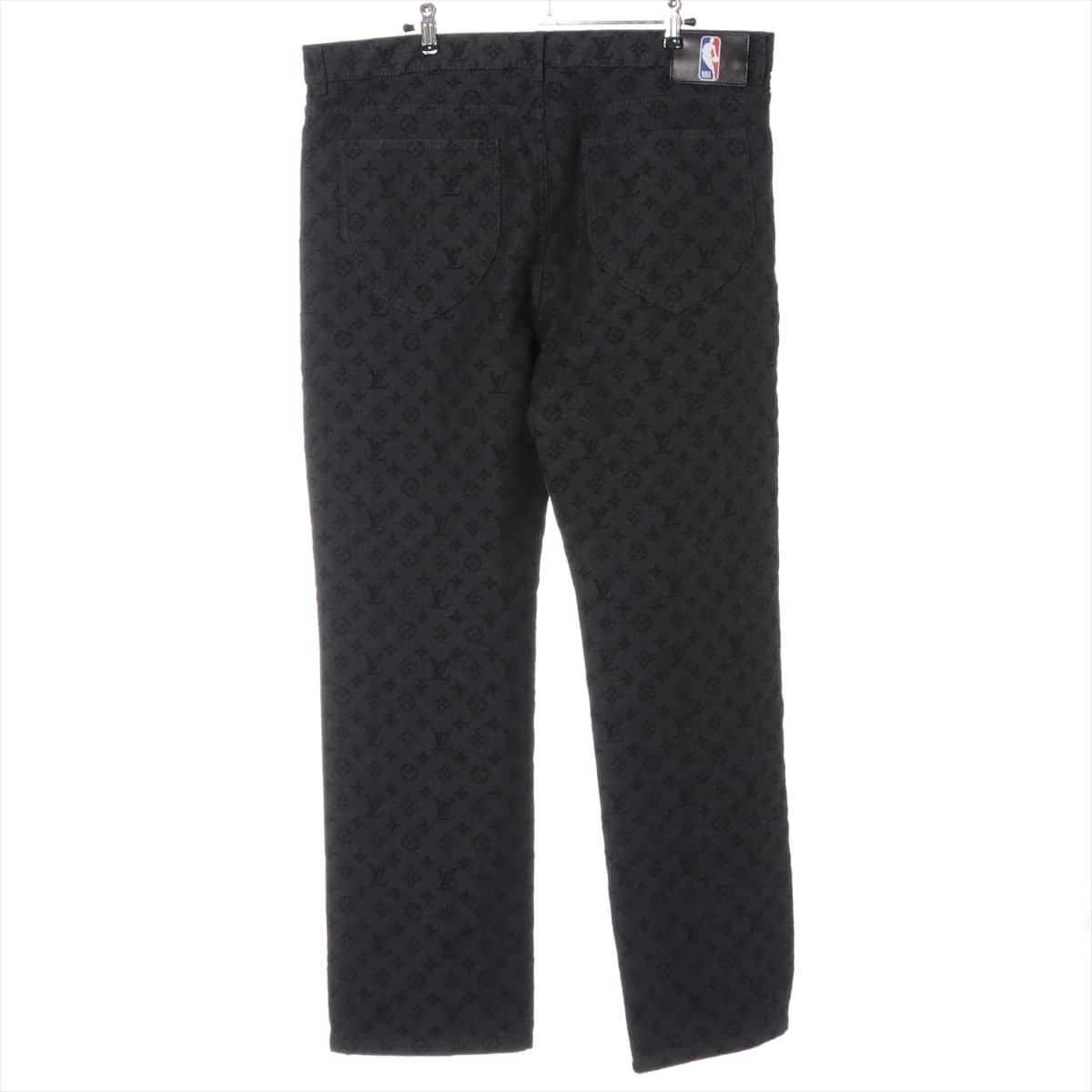 Louis Vuitton x NBA Cotton Denim pants 38 Men's Black  HKD05WZNY Monogram