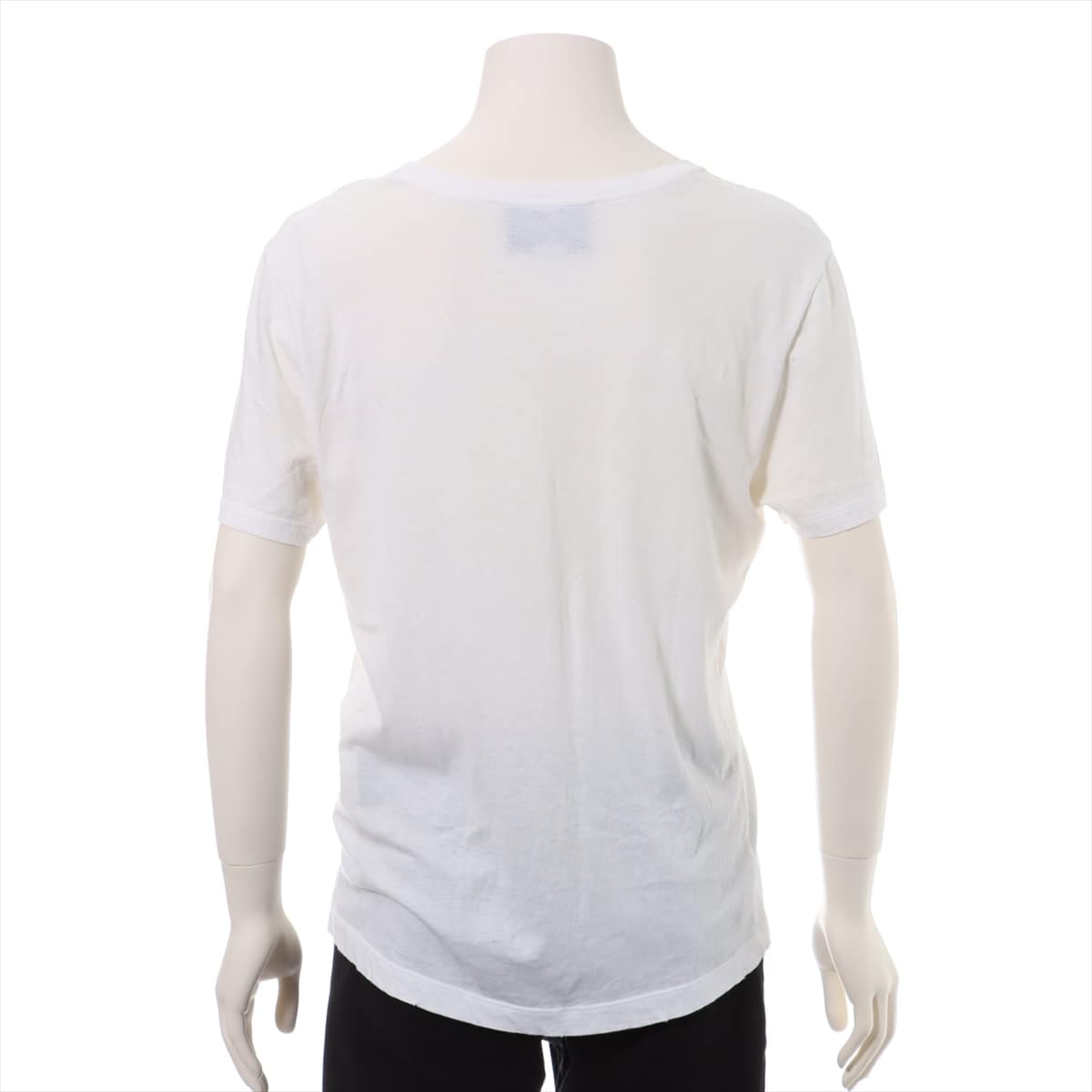 Gucci Vintage logo Cotton T-shirt XS Men's White  Damage processing There are spots on the armpits