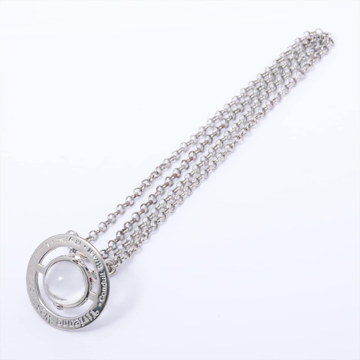 Vivienne Westwood Small Orb Necklace GP Silver