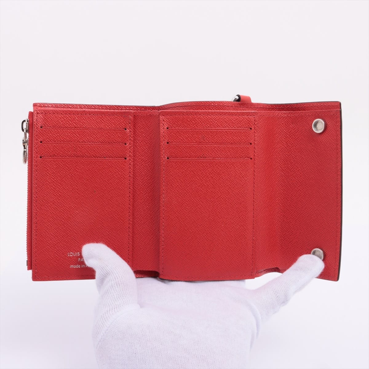 Louis Vuitton × Supreme Epi Compact Wallet M67755 Red
