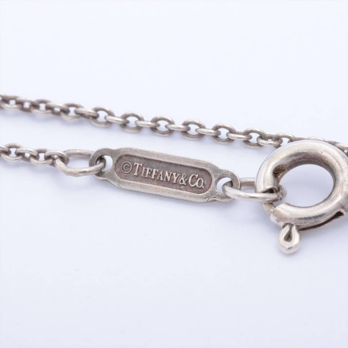 Tiffany 1837 Interlocking Circle Necklace 925 4.7g Silver