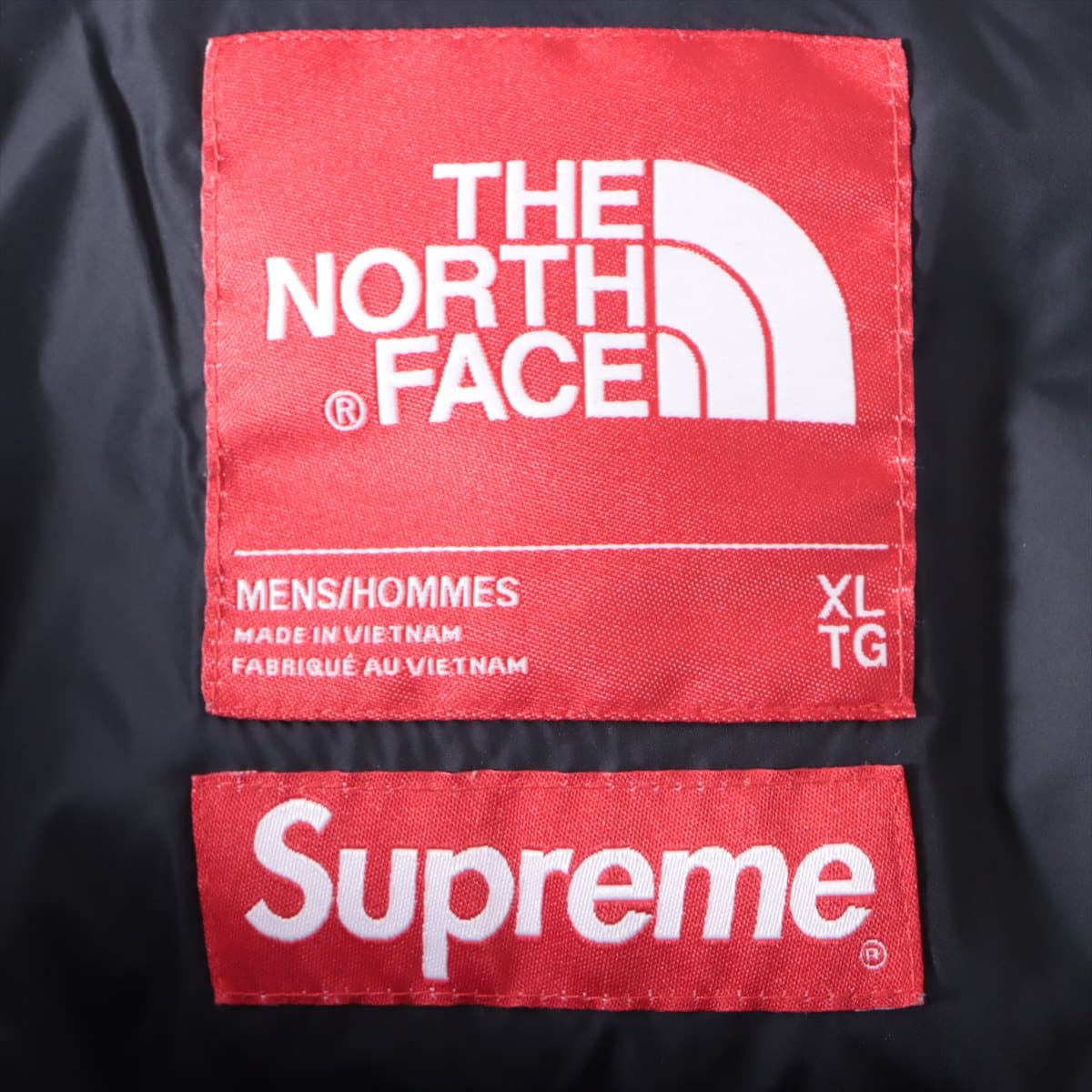 SUPREME × THE NORTH FACE 21SS Nylon Down jacket XL Men's Red  ND42100I Nupsi studded pattern