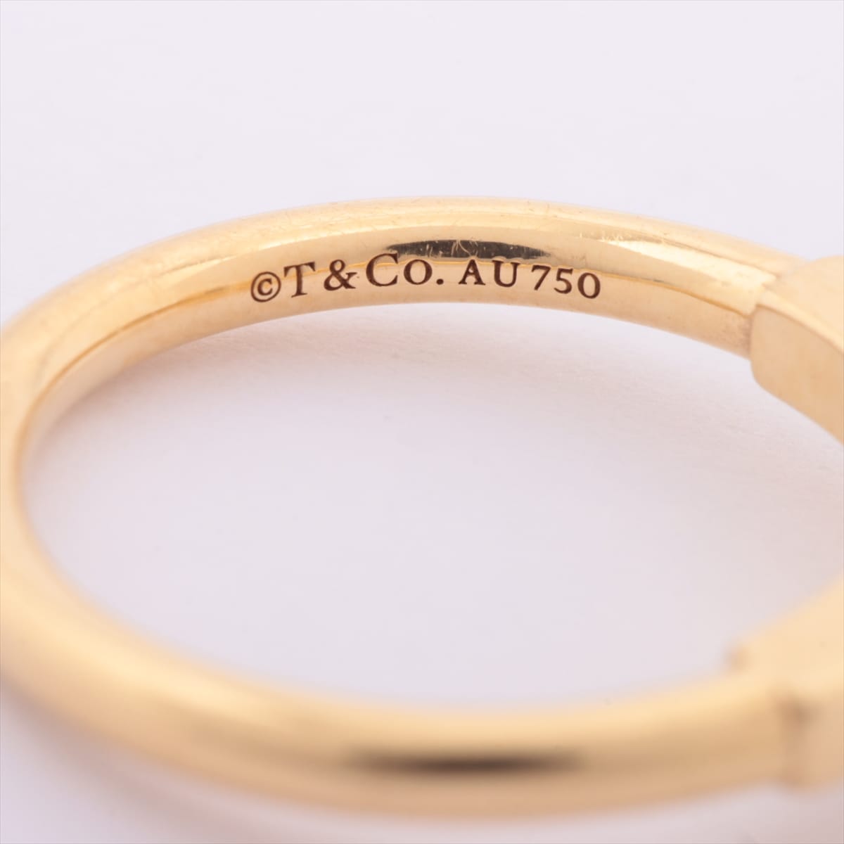 Tiffany T Wire rings 750(YG) 3.3g