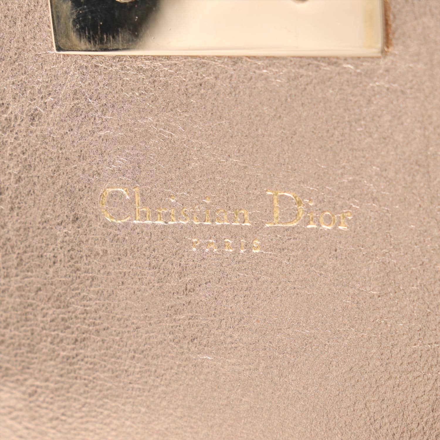 Christian Dior Cannage Miss Dior Leather Chain shoulder bag Gold