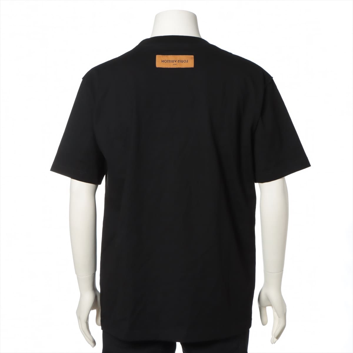Louis Vuitton RM211M Cotton T-shirt XL Men's Black  LV cartoon jacquard