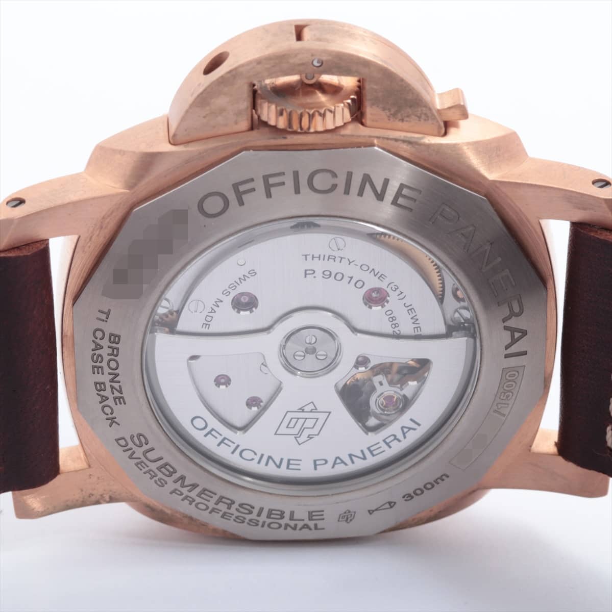 Panerai Submersible PAM00968 Bronze x leather AT Brown-Face