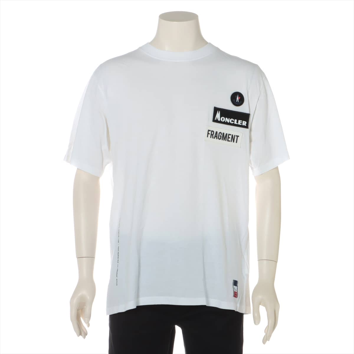 Moncler Genius Fragment 18 years Cotton T-shirt L Men's White  Patches