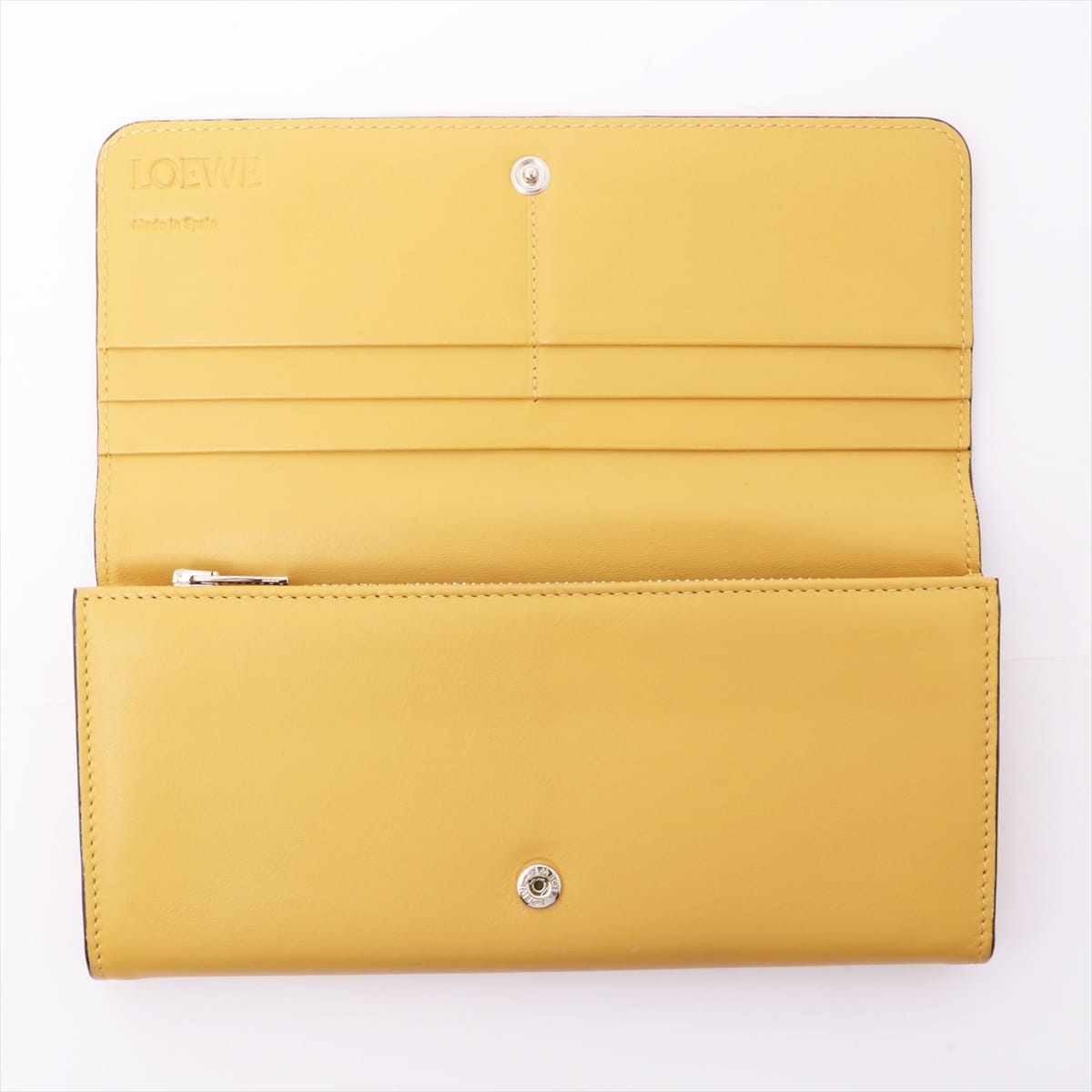 Loewe Leather Wallet Yellow
