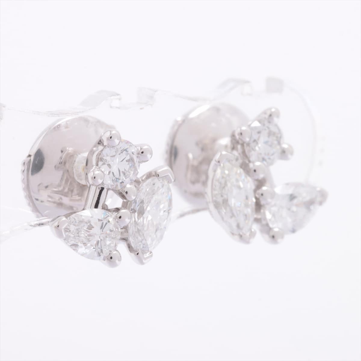 Cartier Blossom diamond Piercing jewelry 750 WG 2.6g