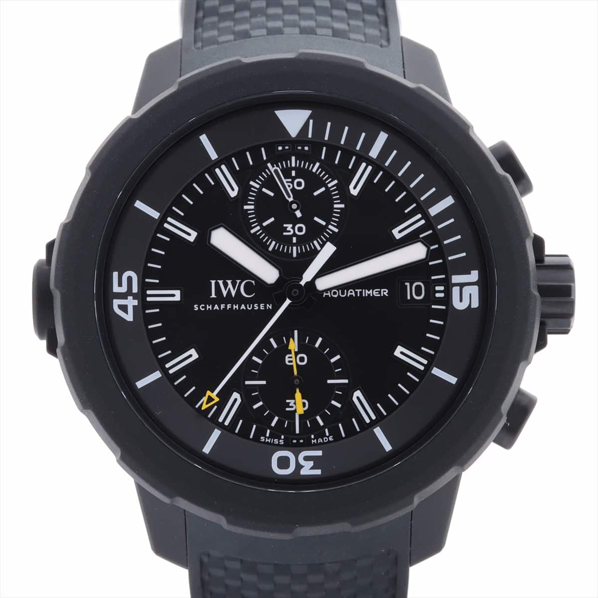 IWC Aquatimer IW379502 SS & rubber AT Black-Face Watch strap with a scent of perfume Inner box only