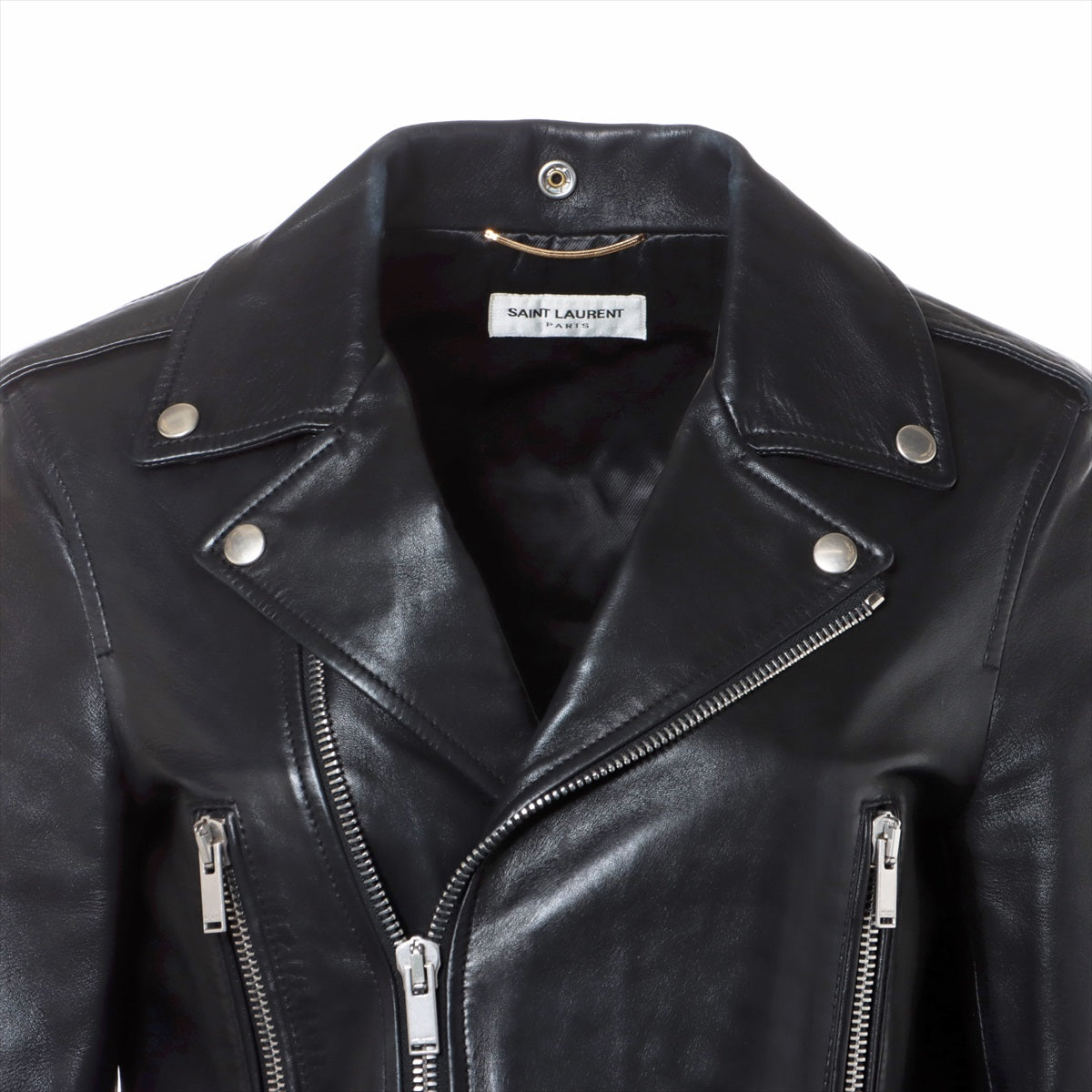 Saint Laurent Paris L01 19-year Lam Leather jacket F36 Ladies' Black  481862