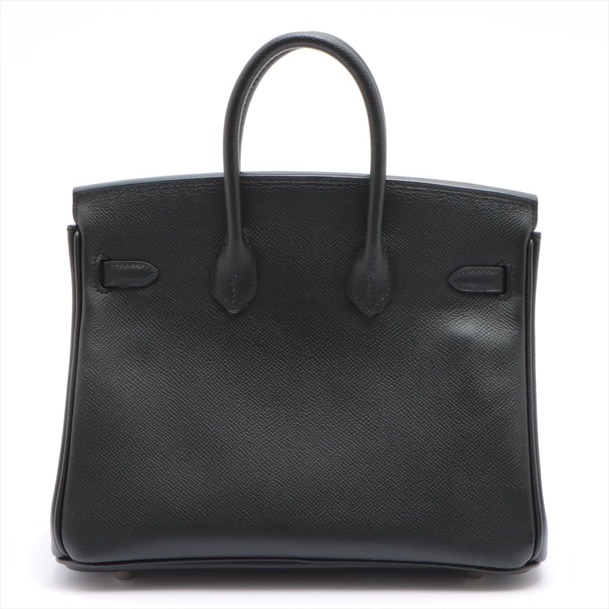 Hermès Birkin 25 Veau Epsom Black Silver Metal fittings □O: 2011