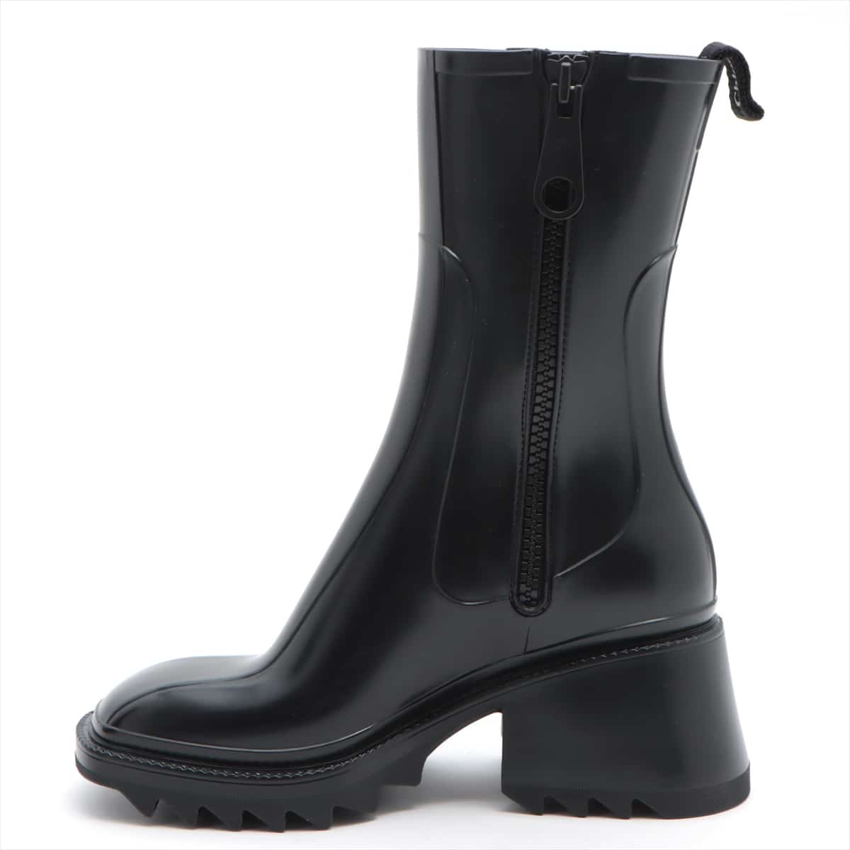 Chloe Betty Rubber Rain boots 38 Ladies' Black BETTY 022124