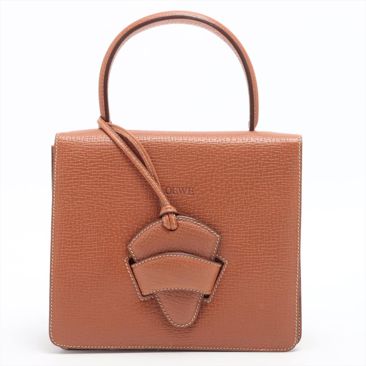 Loewe Barcelona Leather Hand bag Brown
