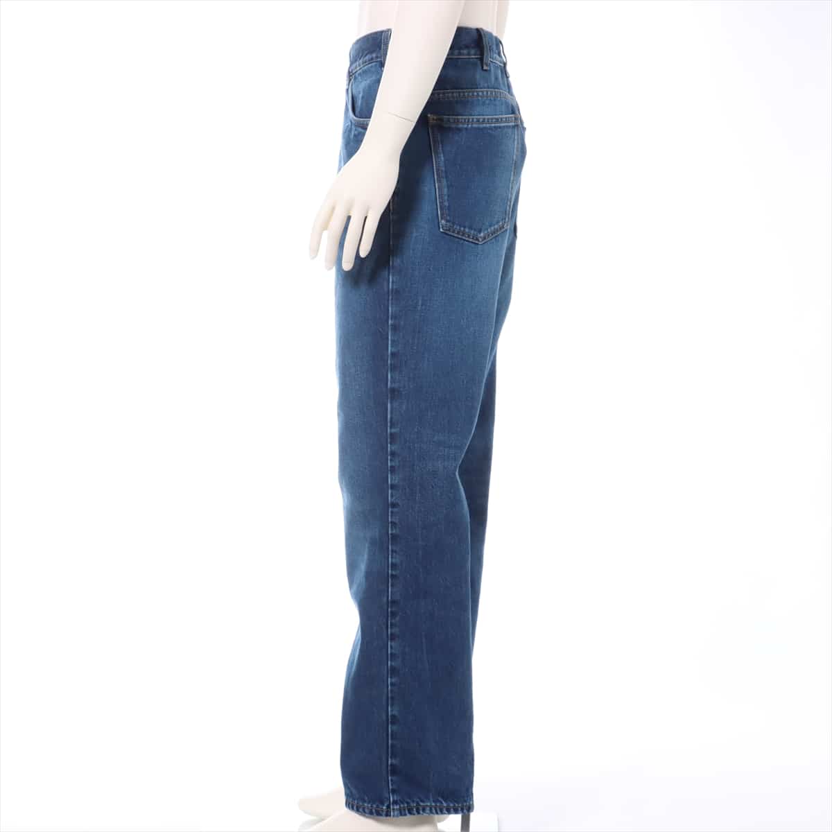 Gucci Cotton Denim pants 38 Ladies' Blue  Line