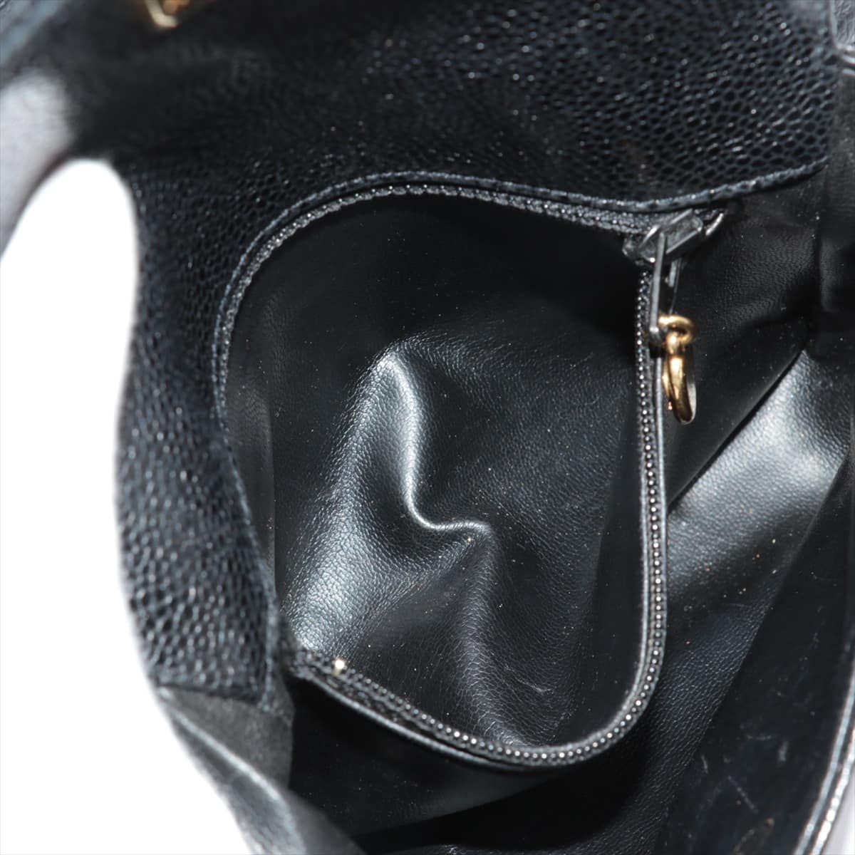 Chanel Triple Coco Caviarskin Waist bag Black Gold Metal fittings 2XXXXXX Belt 85/34