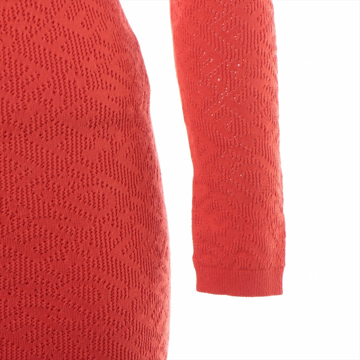 Fendi 21 years Polyester × Rayon Knit dress 40 Ladies' Orange