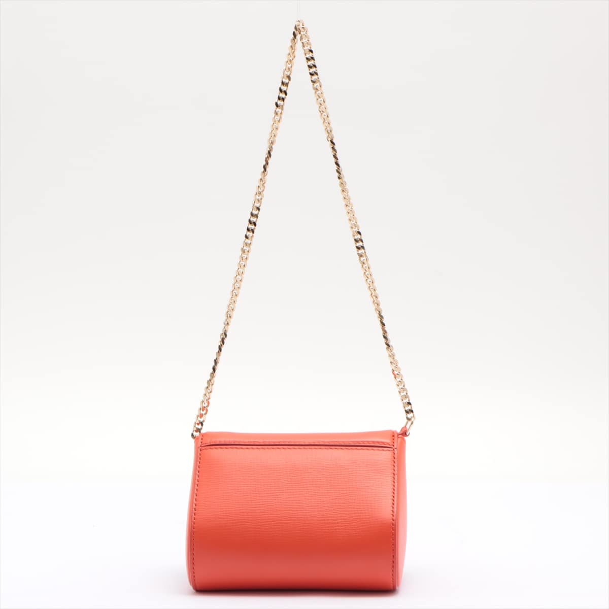 Givenchy Pandora box Micro Leather Chain shoulder bag Orange