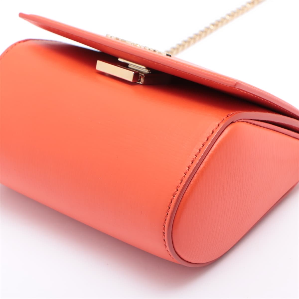 Givenchy Pandora box Micro Leather Chain shoulder bag Orange