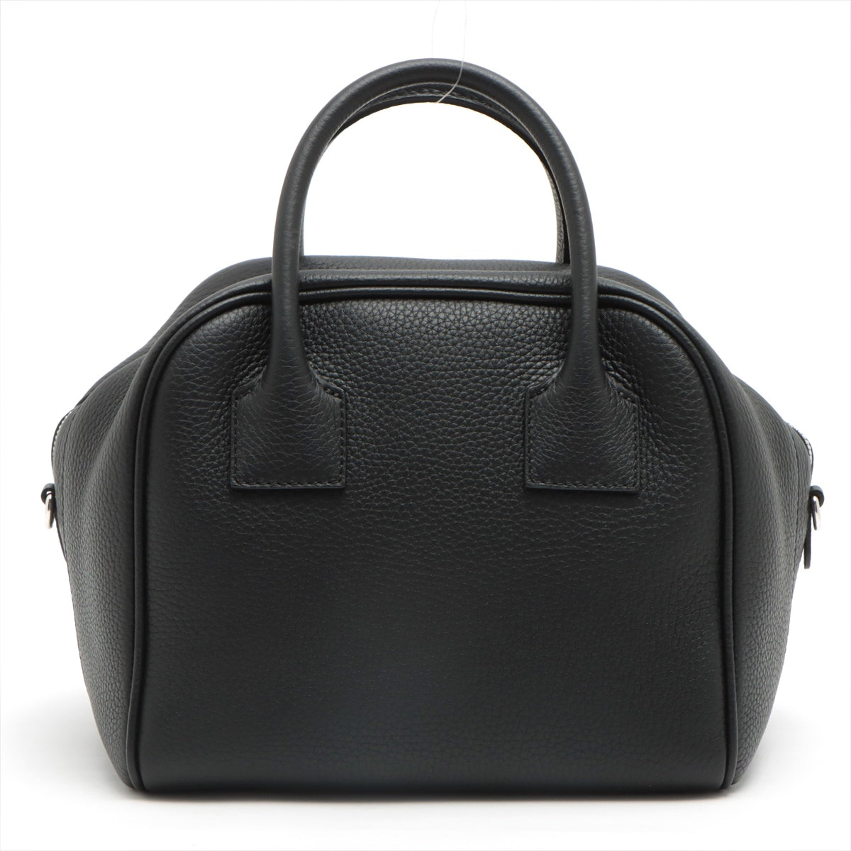 Burberry Leather 2 Way Handbag Black