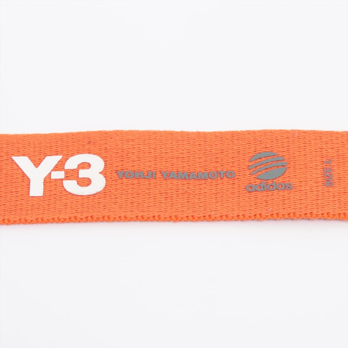 Y-3 Logo Belt L canvas Orange adidas colab
