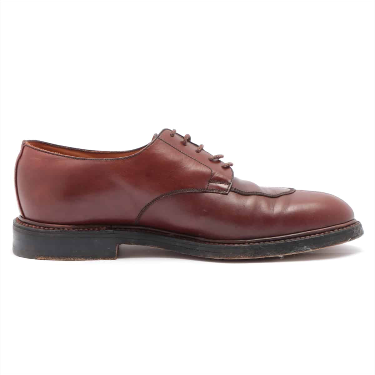 J. M. Weston Leather Leather shoes 7D Men's Brown 598 Roger U-chip