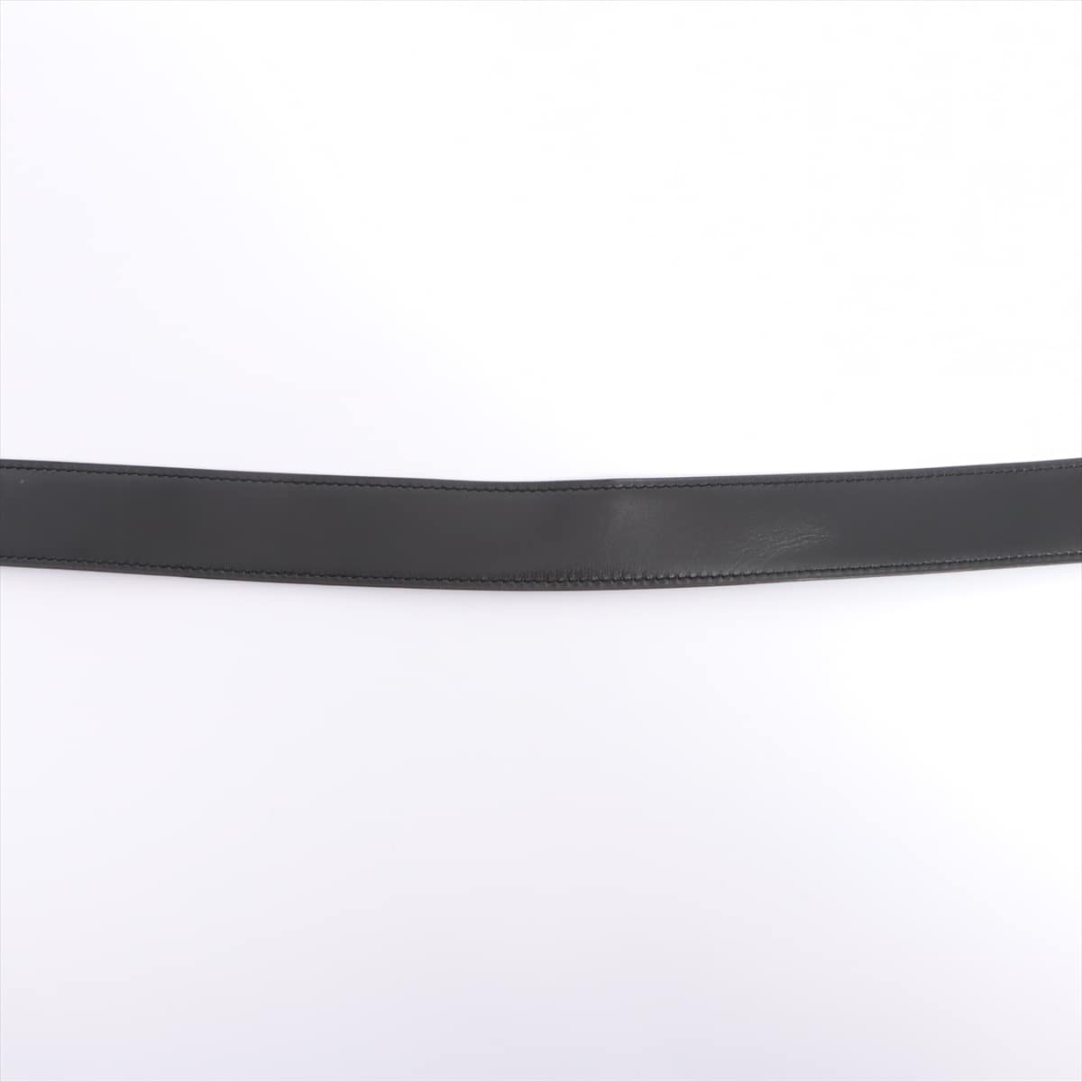 Hermès H Belt □M (2009) Belt 80 Box Calf × Togo Blue x black