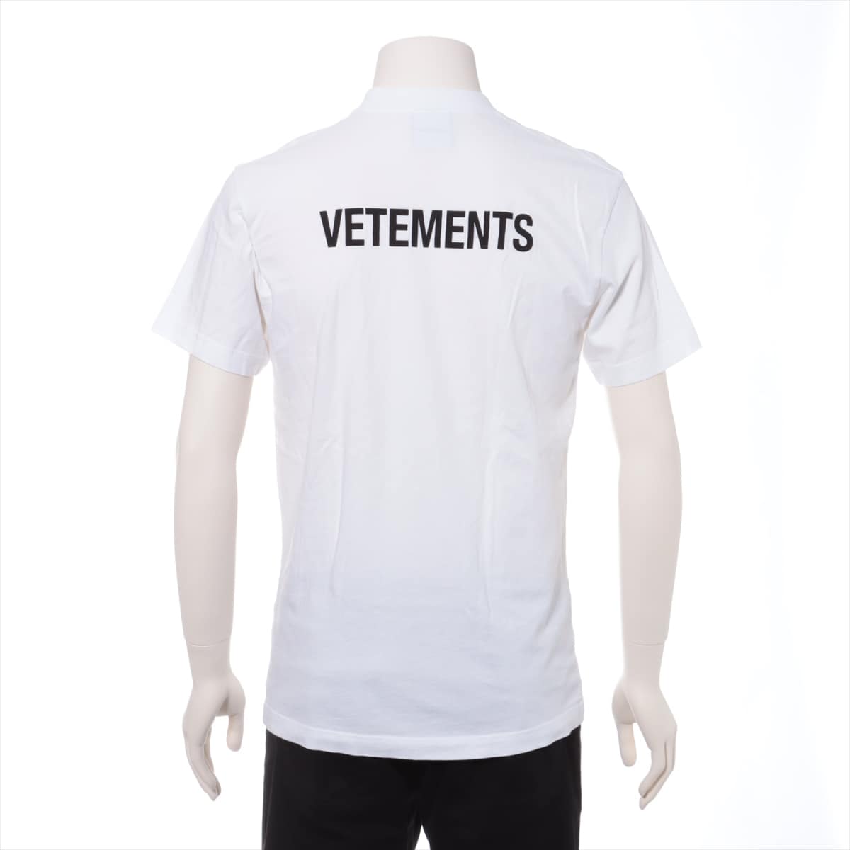 Vetements 17AW Cotton T-shirt S Men's White  back logo