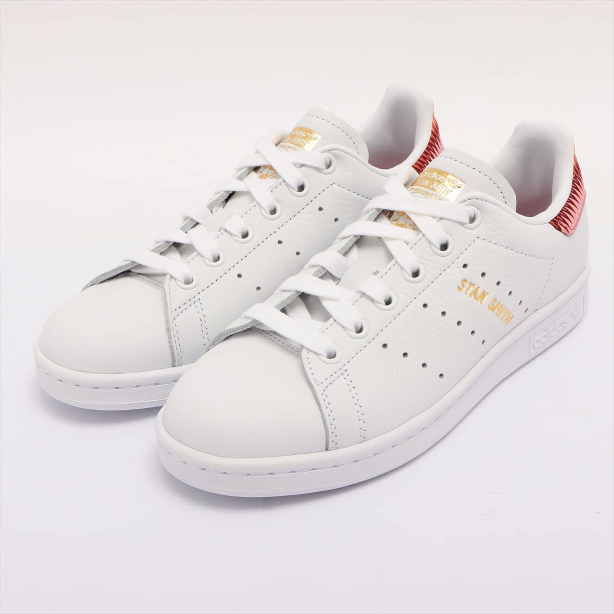 Adidas Leather Sneakers 22.5cm Ladies' White Stan Smith FY9000