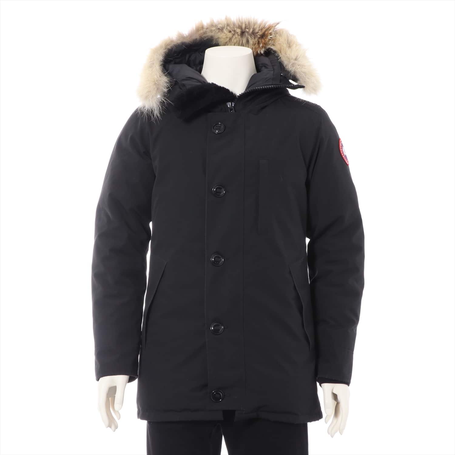 Canada Goose Polyester Down jacket S/P Men's Black Jasper 3438JM Griffin