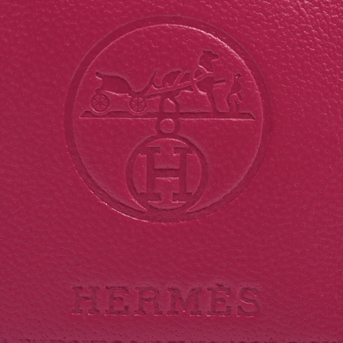 Hermès sacks Orange Key holder Leather Pink