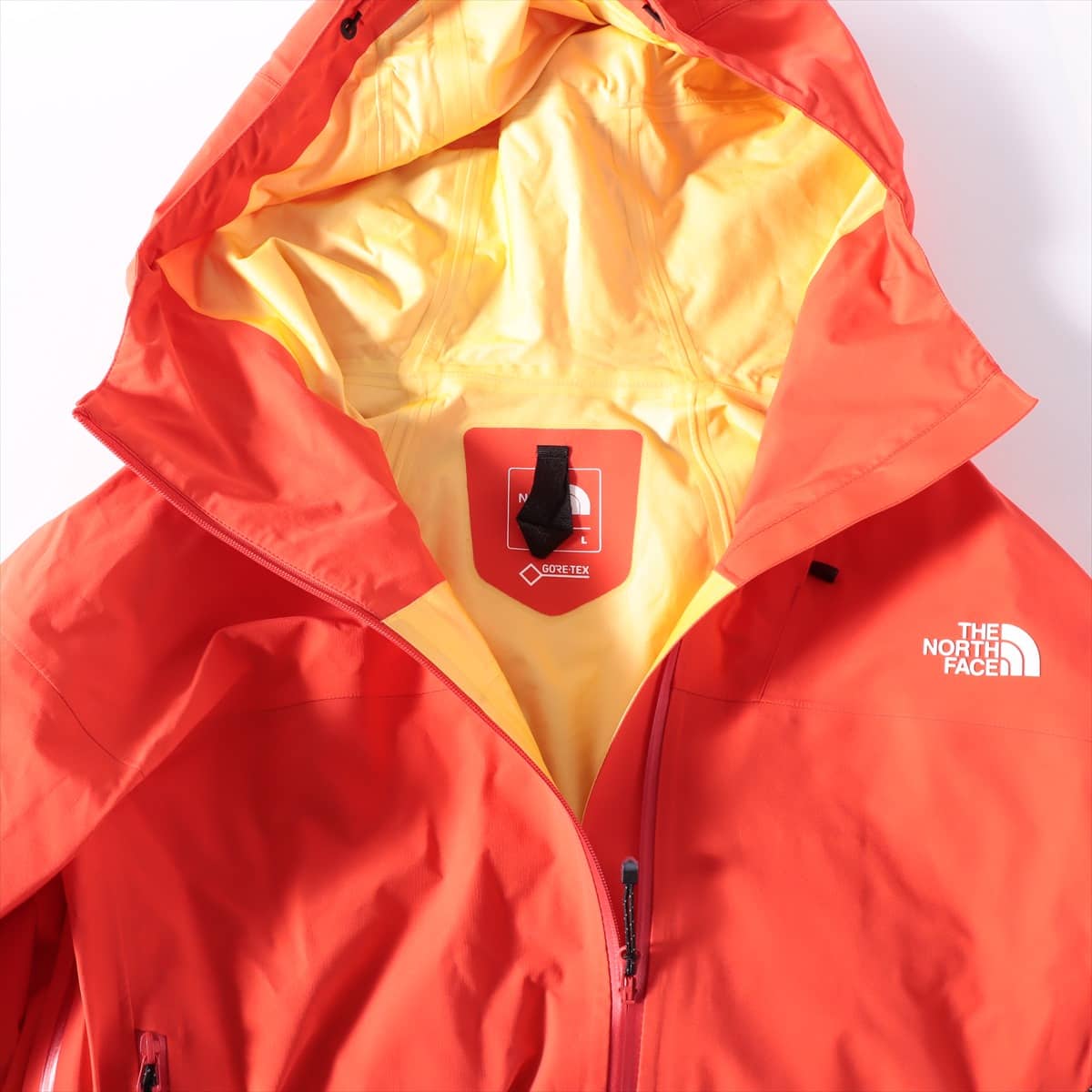 The North Face Nylon Mountain hoodie L Men's Red  NP11910 Super Climb Gore-Tex