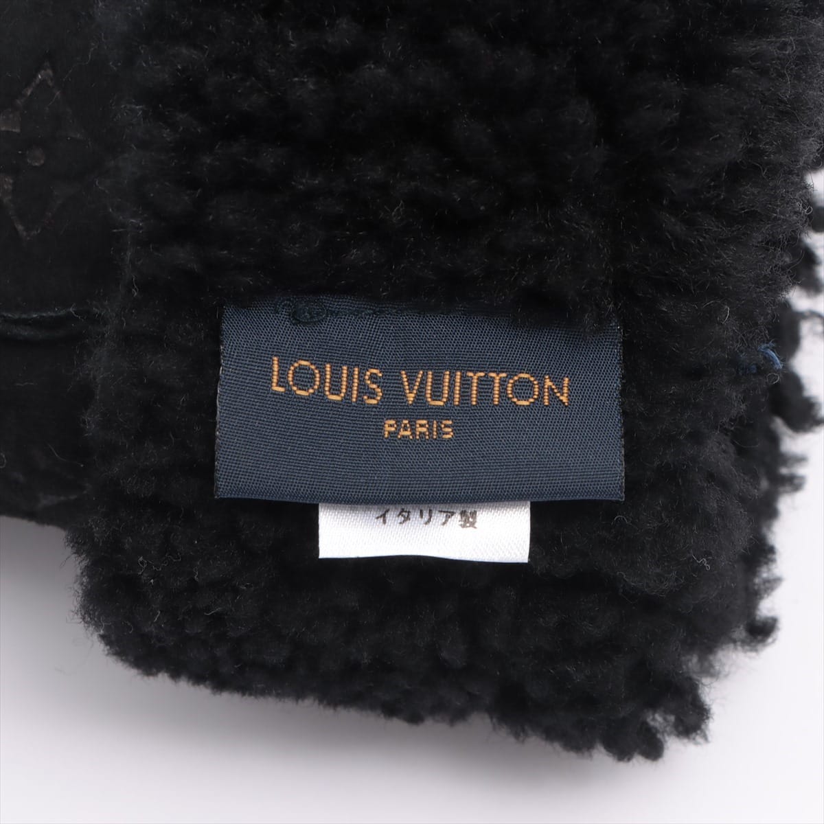 Louis Vuitton M76454 muff Shirring ram AL0230 Grove Wool Black